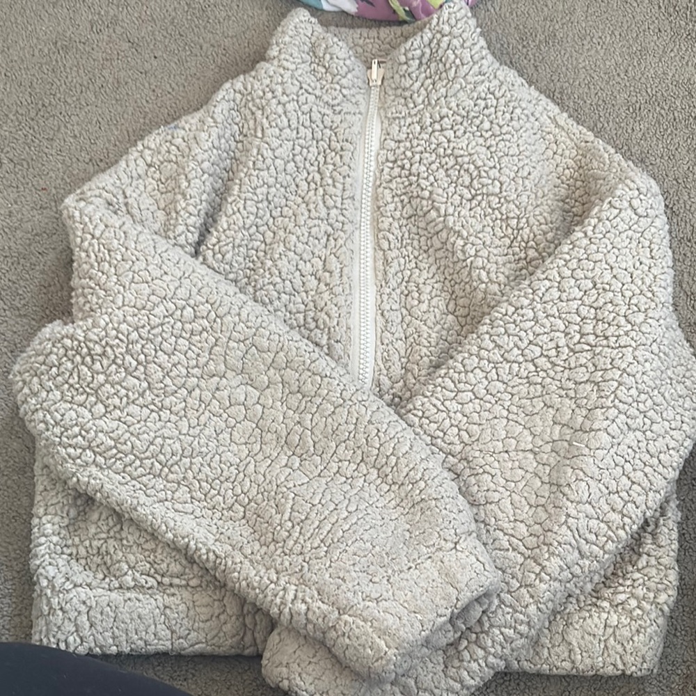 Cozy Sherpa Zip-Up Jacket